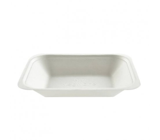 Steakový - hranolkový tácek 18x13cm z cukrové třtiny