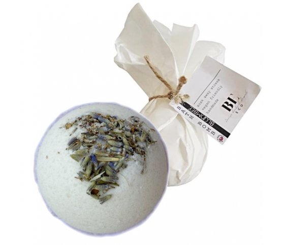 Šumivá bomba do koupele - calming lavender 140g Bloombee