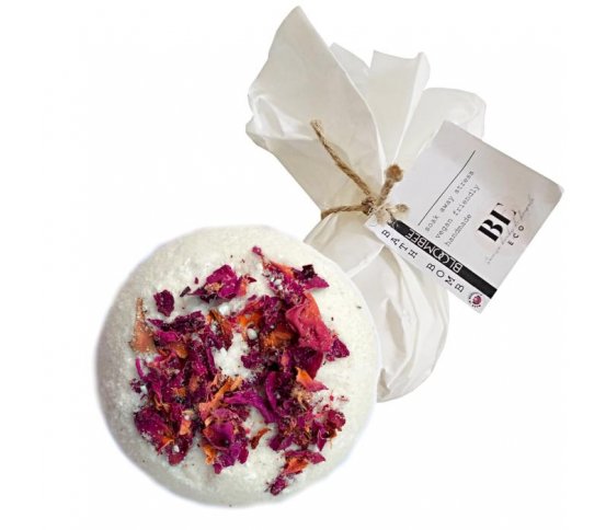 Šumivá bomba do koupele - flawless rose 140g Bloombee