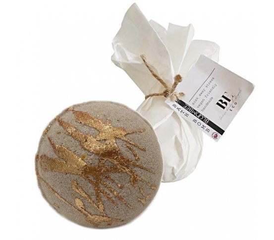 Šumivá bomba do koupele Luxury - choco-caramel 140g Bloombee