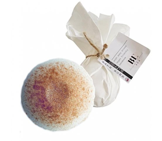 Šumivá bomba do koupele - vanilla spice 80g Bloombee