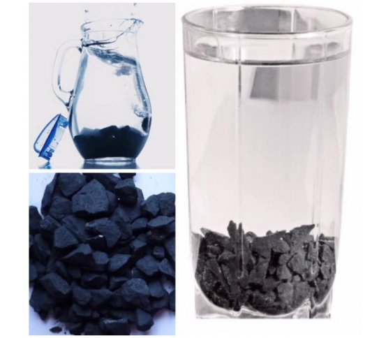 Šungitová drť 1-2cm, 500g - pro filtraci vody