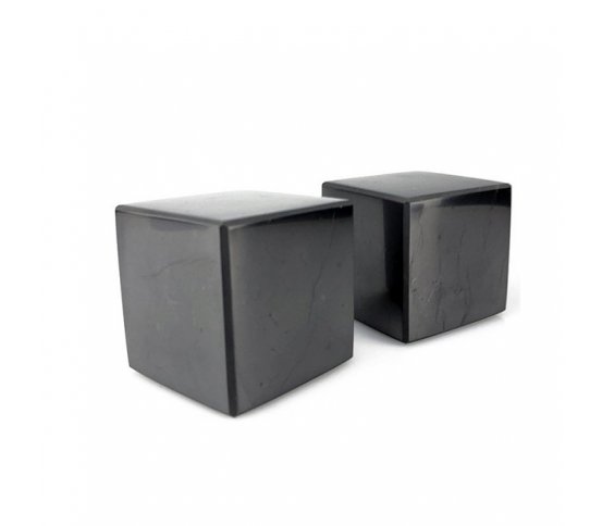 Šungitová krychle leštěná 4x4cm pro harmonizaci záření