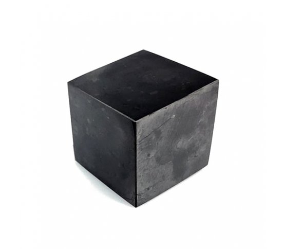 Šungitová krychle leštěná 6x6cm pro harmonizaci sungitstore