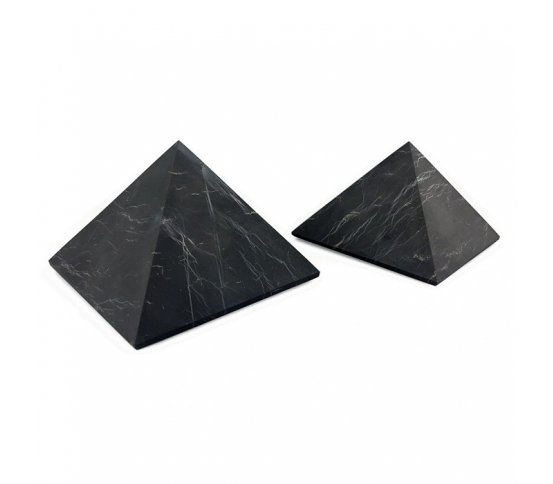 Šungit pyramida neleštěná 10x10cm sungitstore