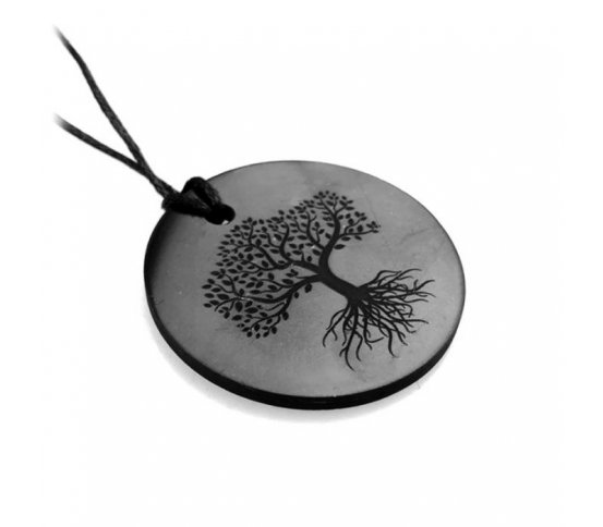 Šungitový přívěsek Strom života 4cm