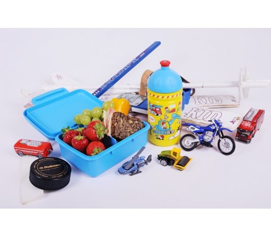 Svačinový box Zdravá sváča - modrý R