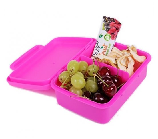 Svačinový box Zdravá sváča - růžový R