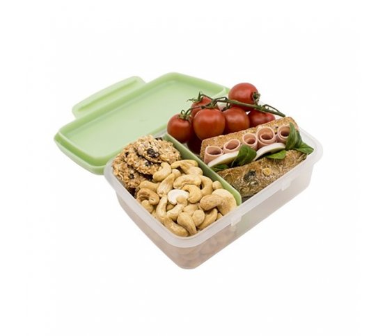 Svačinový box Zdravá sváča Scandi - olivový R B Mědílek 3