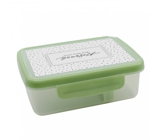 Svačinový box Zdravá sváča Scandi - olivový R B Mědílek 1