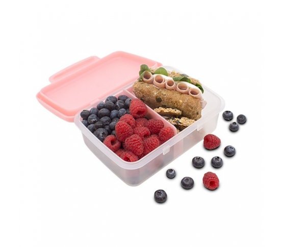 Svačinový box Zdravá sváča Scandi - růžový R B Mědílek 3