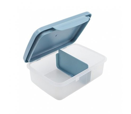 Svačinový box Zdravá sváča Scandi - šedomodrý R B Mědílek 2