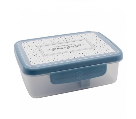 Svačinový box Zdravá sváča Scandi - šedomodrý R B Mědílek 1