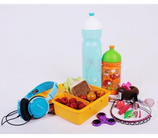 Svačinový box Zdravá sváča - žlutý R