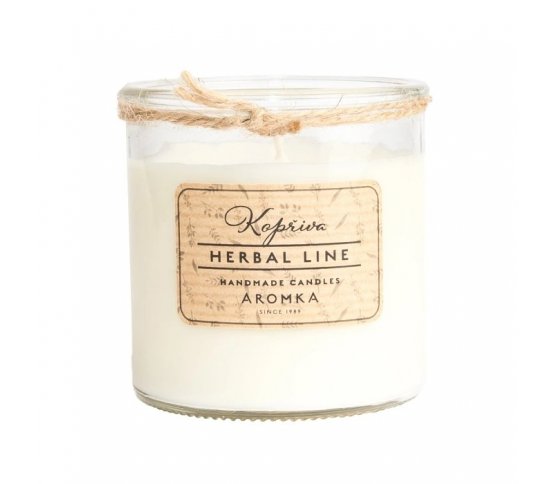 Svíčka ze sojového vosku 250ml - kopřiva Aromka