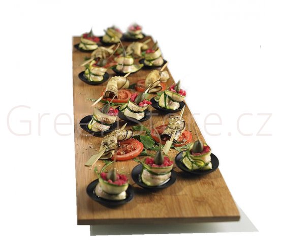 Jumbo Tác z bambusu 70cm extra velký přírodní