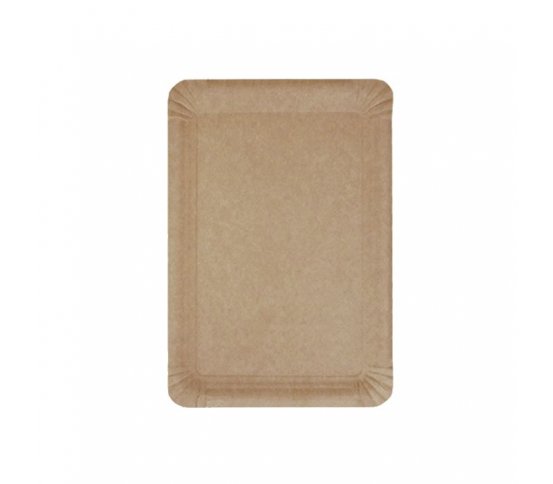 Tácek papírový 18x11cm Natural hnědý (250ks)