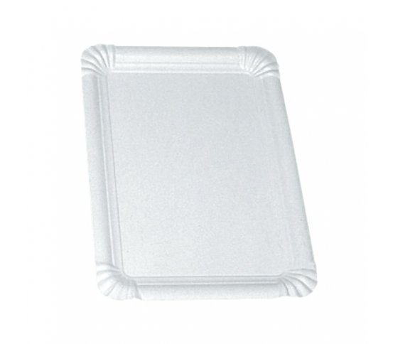 Tácek papírový 23x17cm - bílý (100ks)