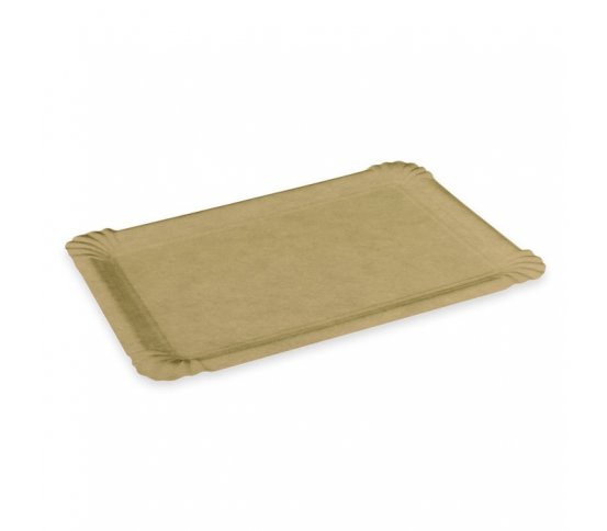 Tácek papírový Kraft 20x13cm (100ks)