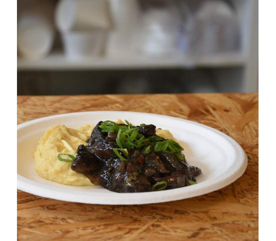 Ekologické jendorázové talíře 22 - 23cm na hlavní jídlo třtinové