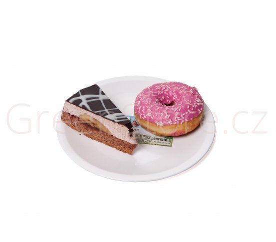 Bioplastový dezertní mělký talíř Biodora