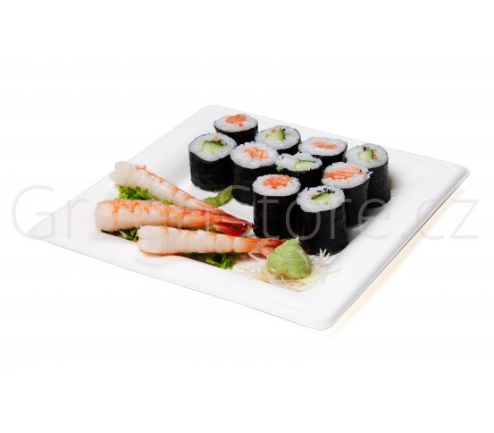  Hranatý talíř KARO 20x20 cm Vegware