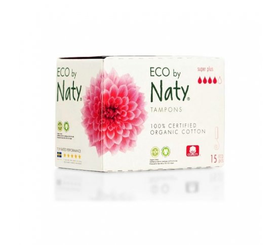 Tampony super plus 15ks Naty Nature