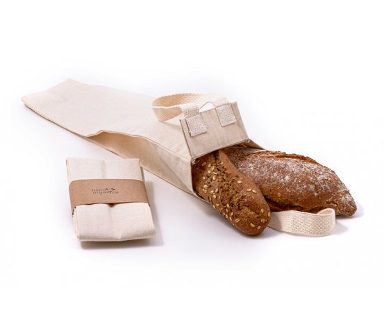 Taška na bagety z biobavlny 52x9x8cm Tierra Organica