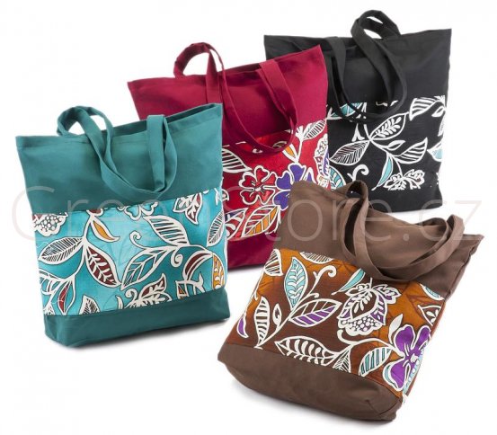 Taška přes rameno s vnější kapsou a zipem - červená Český západ