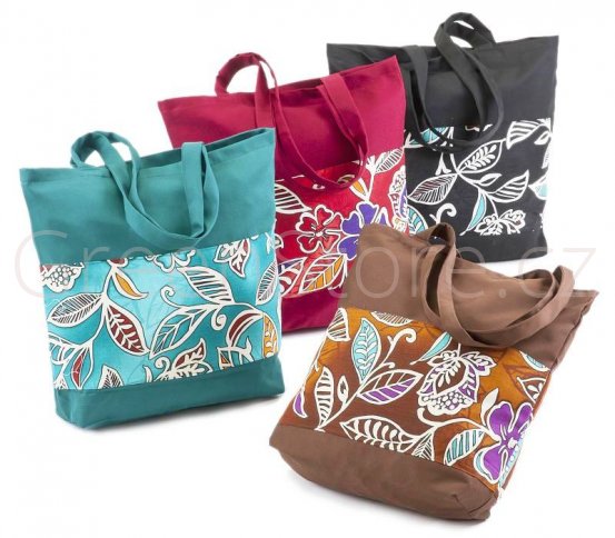 Taška přes rameno s vnější kapsou a zipem - černá Český západ