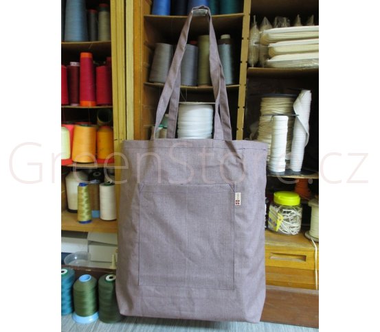 Taška s dlouhým uchem fialovošedá Český západ