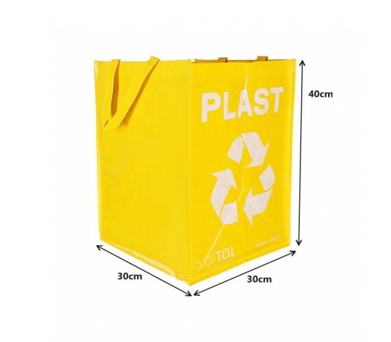 Pevné tašky na třídní odpadu Sixtol