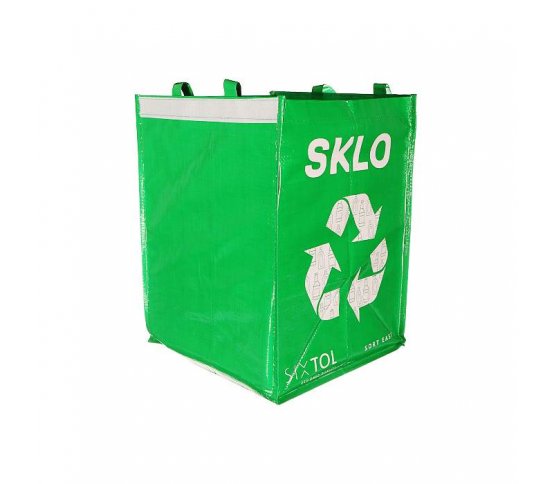 Tašky na třídění - žlutá, zelená, modrá