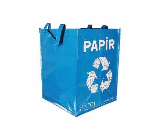 Sixtol Tašky z netkané textilie na tříděný odpad - plasty, papír, sklo