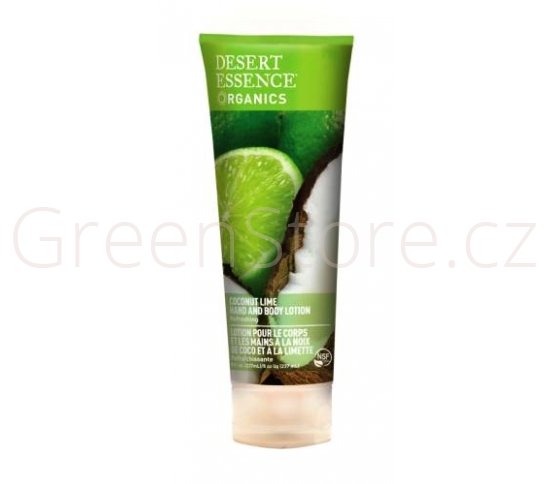 Tělové mléko kokos a limetka Desert Essence