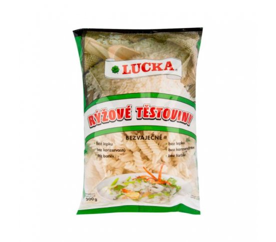 Těstoviny vřetena rýžové bez lepku 300g LUCKA