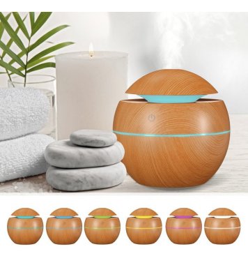 Aroma difuzér Ball světlé dřevo 130ml Sixtol 2