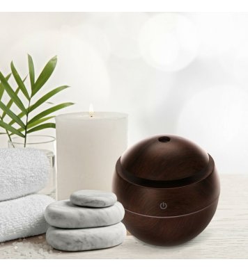 Aroma difuzér Ball tmavé dřevo 130ml Sixtol 6