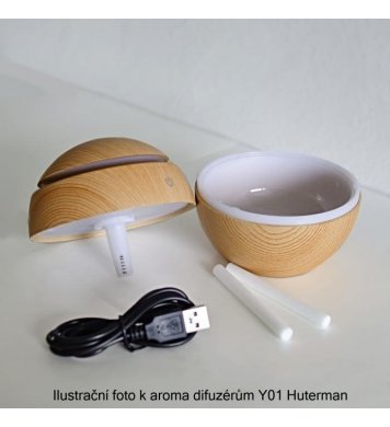 Aroma difuzér Ball Y01 tmavé dřevo 130ml Hütermann 2