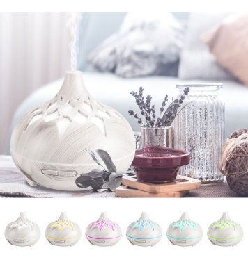 Designový aroma difuzér s led svítilnou