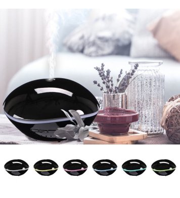 Aroma difuzér Stone černý lesk 500ml Sixtol 3