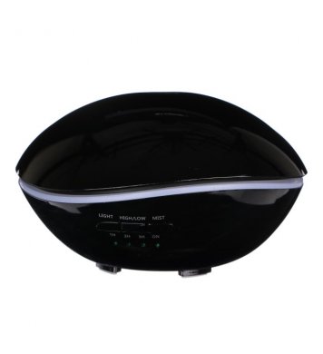 Aroma difuzér Stone černý lesk 500ml Sixtol