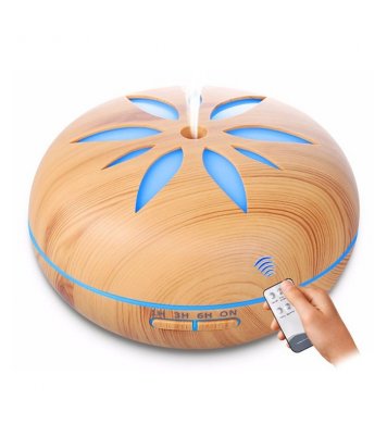 Aroma difuzér Y02 světlé dřevo, dálkové ovládání 550ml Hütermann