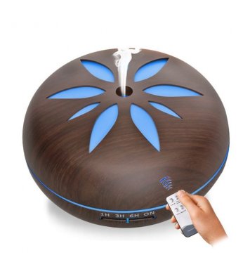 Aroma difuzér Y02 tmavé dřevo, dálkové ovládání 550ml Hütermann