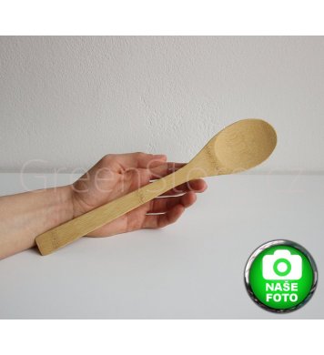 Přírodní oválná vařečka z bio bambusu Bambu