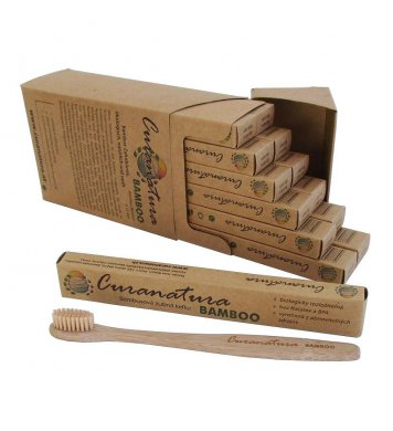 Zubní kartáčky Curanatura Bamboo - 12ks