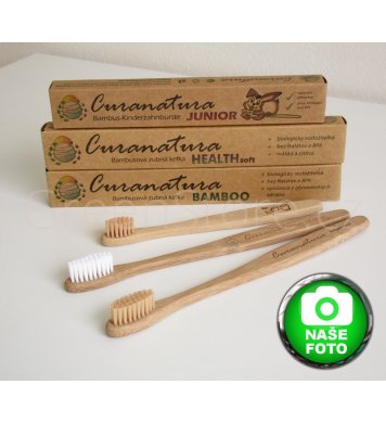 Ekologické bambusové kartáčky na zuby Curanatura