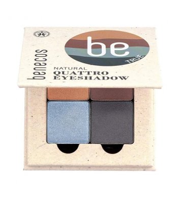 Benecos Oční stíny True blue 4paletka