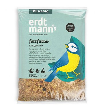 Bezslupkové zimní krmivo Energy Mix 2,5kg Erdtmann's