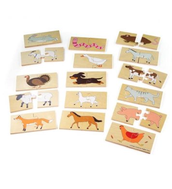 Bigjigs Toys Didaktické puzzle Zvířátka